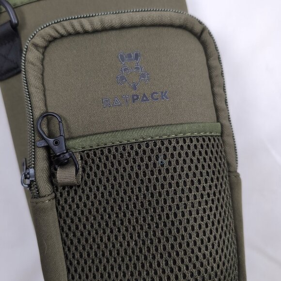 Ratpack 2.0 Emerald Water Bottle Sleeve Bag Shoulder Strap Up to 40 Oz. Bottle - Picture 3 of 7